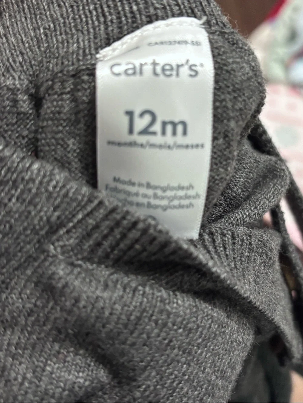 Carter's overalls 12 month
